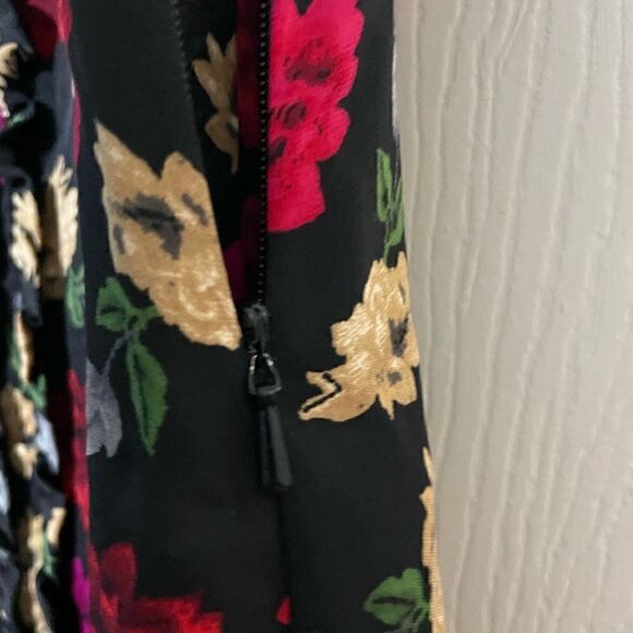 DVF Diane Von Furstenberg Silk Floral Ariba Mini Dress Size 8 - Picture 10 of 11